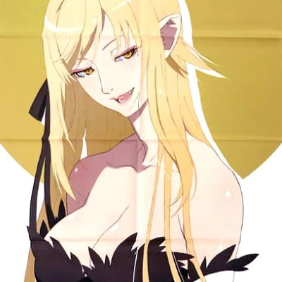 Bakemonogatari 51 x 72 cm Cloth Poster Kiss-Shot Kizumonogatari Tekketsu hen