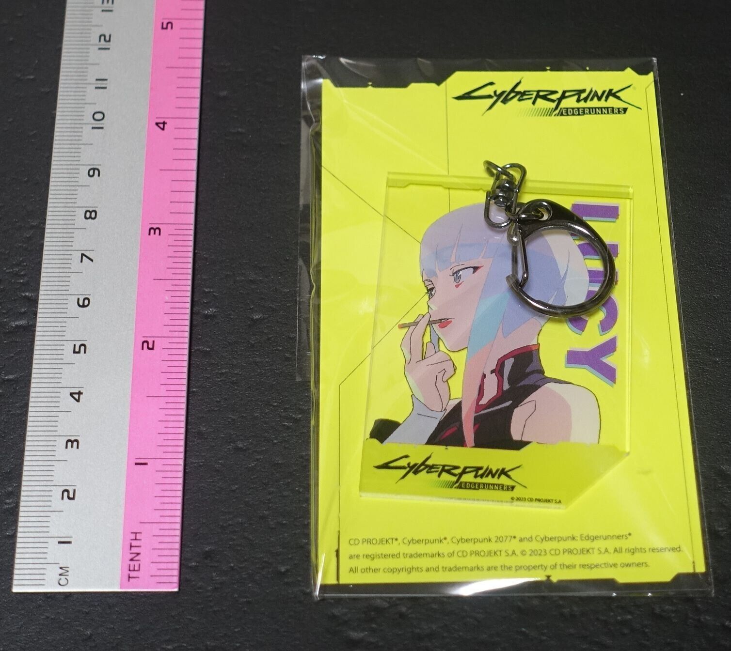 Cyberpunk Edgerunners Exhibition Event Item Acrylic Key Chain LUCY