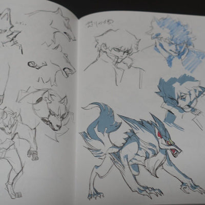 Yoh Yoshinari BNA Animation ROUGH DESIGN ART WORK NOTE BOOK vol.2