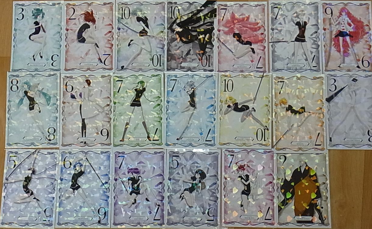 Houseki no Kuni Land of the Lustrous Character Card 20 Complete Set