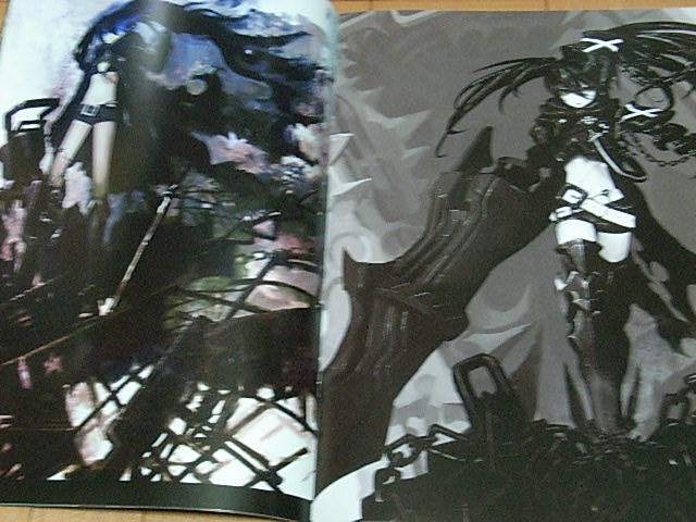 huke Color Art Book pic06 Black Rock Shooter Rare