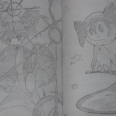 Kasetsu jyuukyo1 Bakemonogatari PUELLA MAGI MADOKA Fan Art Book Coloring book4