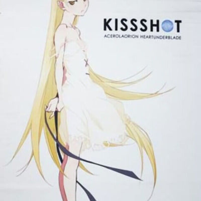 Kizumonogatari 72 x 103 cm Big Tapestry Kiss-Shot
