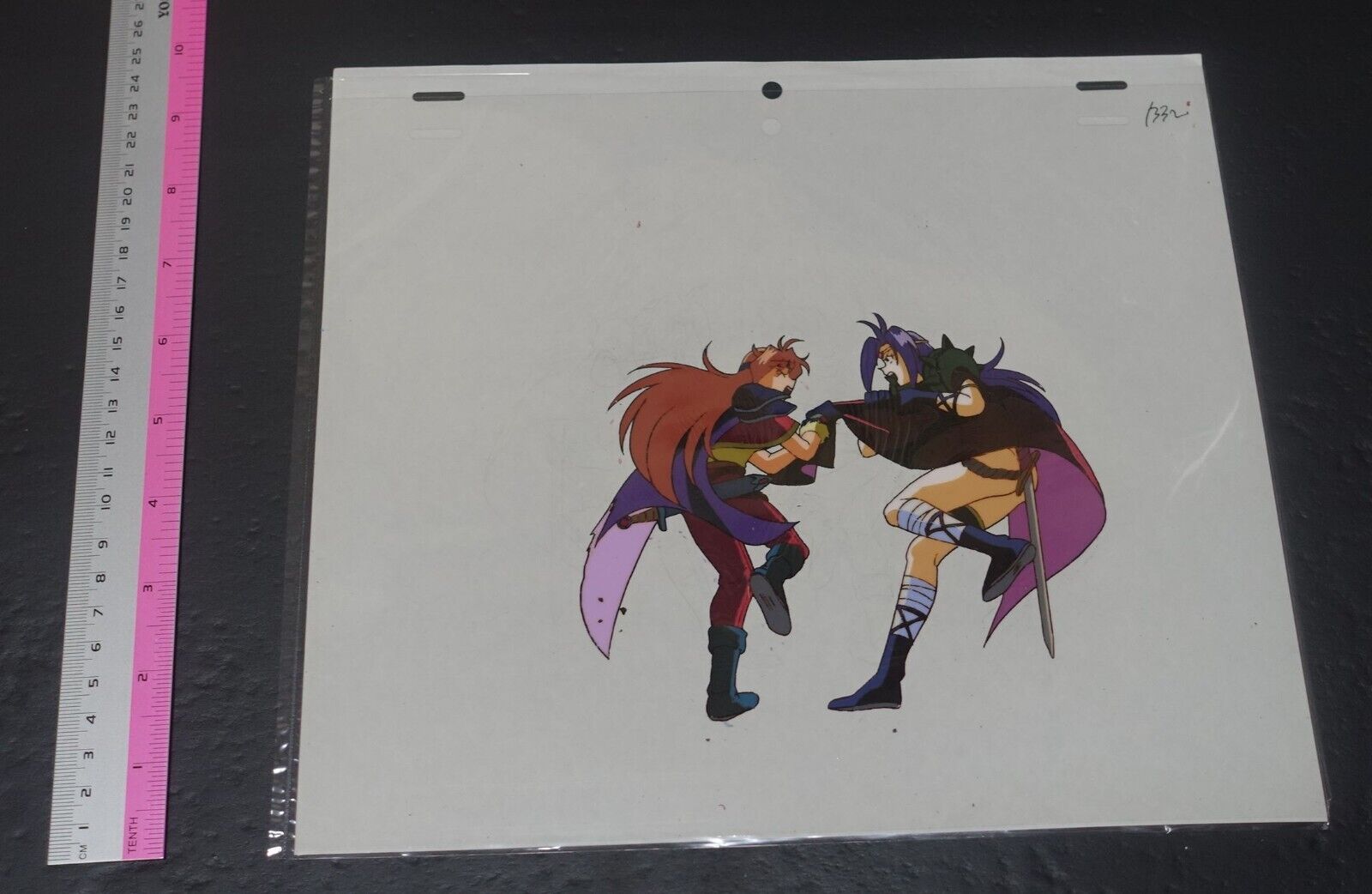 Cel & Raw Key Frame Art The Slayers Rina & Naga B32 Japanese Animation
