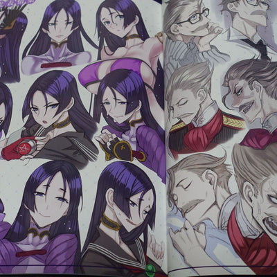 Honjou Raita Fate FGO Designer's Fan Art Book Rakugaki hon 1-4 Set Raikou Shuten