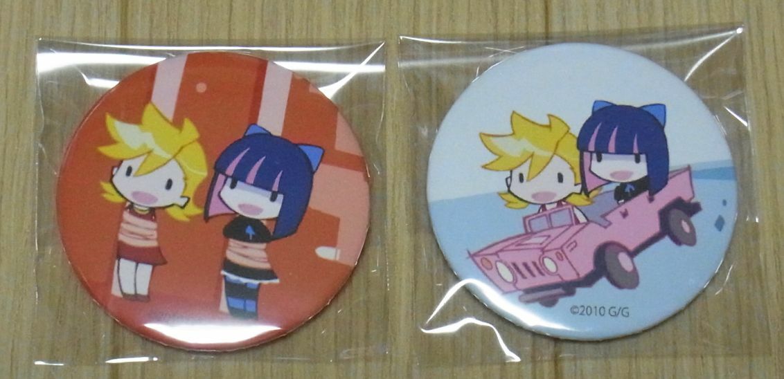 Panty and Stocking with Garterbelt Button Badge Set &