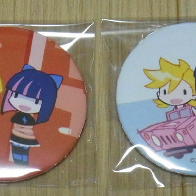 Panty and Stocking with Garterbelt Button Badge Set &