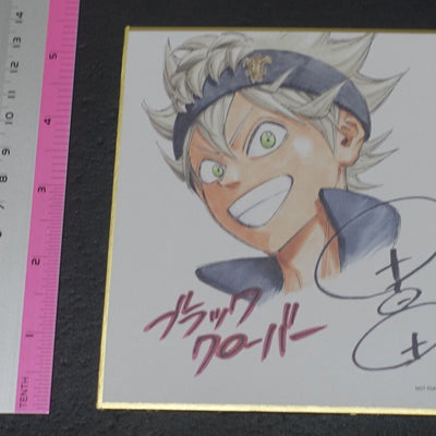 Yuki Tabata Black Clover Printed Shikishi Art Board Asta