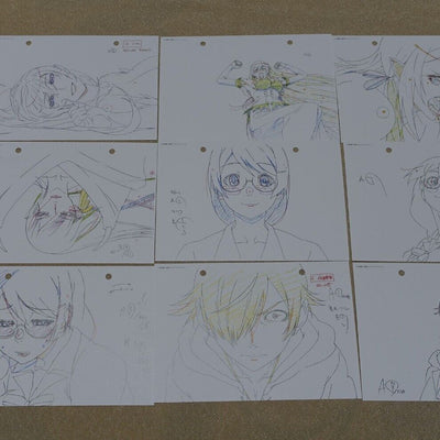 SHAFT Kizumonogatari Mini Printed Key Frame Art Sheet 10 Set A Bakemonogatari