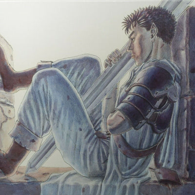 BERSERK EXHIBITION EVENT ITEM Big Fine Art Board 41x32cm Guts on the Fort