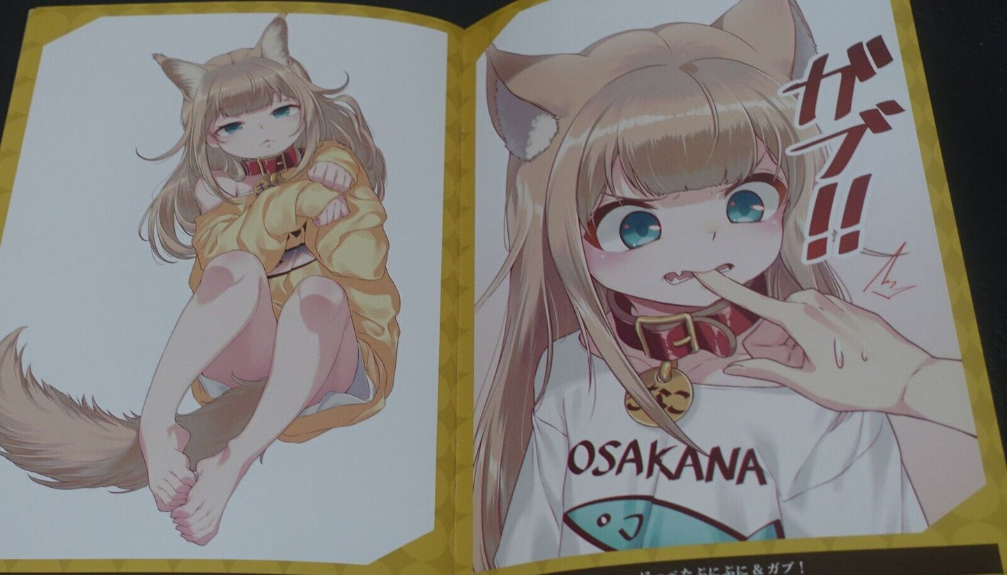 Animal Machine My Cat is a Kawaii Girl Color Art Book KINAKO ART WORK