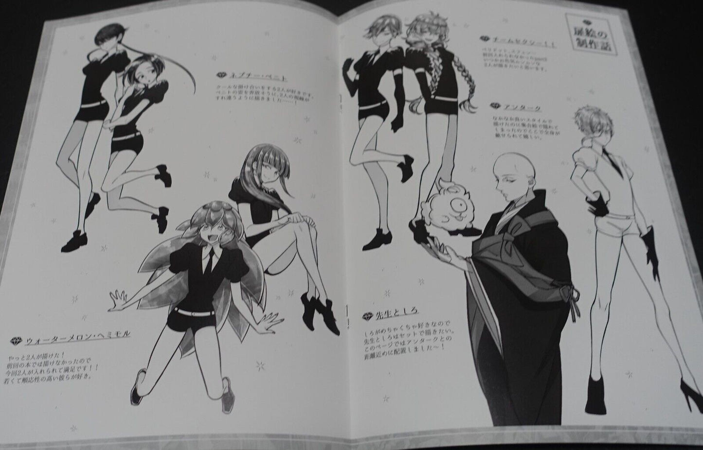 Banbi Morino NUH Houseki no Kuni Land of the Lustrous Fan Art Book LOTL ABLAZE