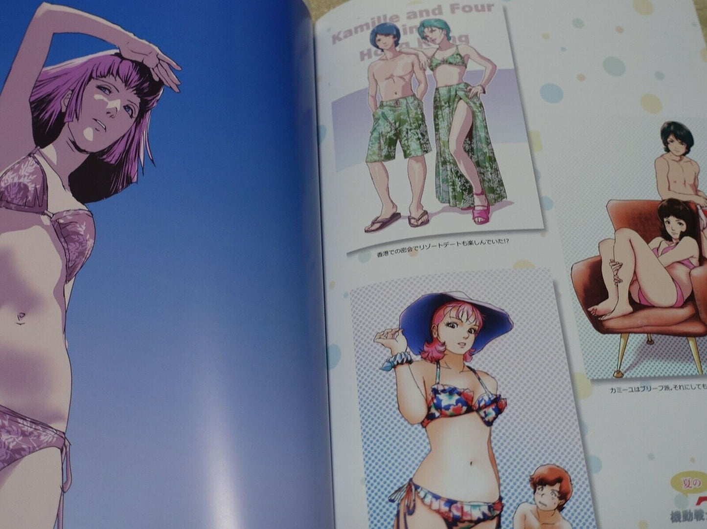 Shaboten Flower Mobile Suit Z Gundam Color Fan Art Book THE ARRANGE