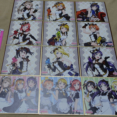 LOVE LIVE! Live Costume Shikishi Art Board 12 piece set