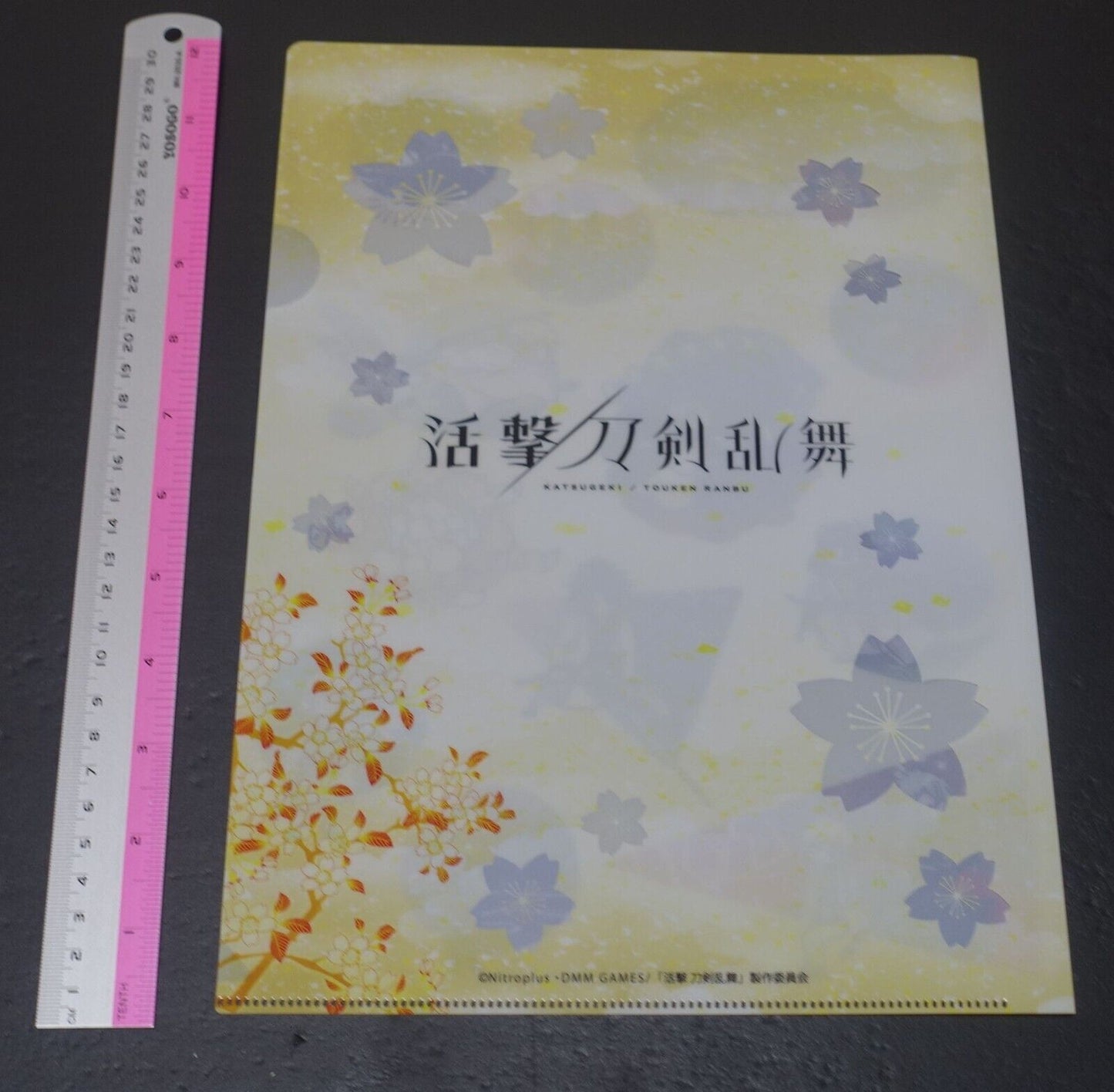 Katsugeki Touken Ranbu PVC Art Sheet Clear File