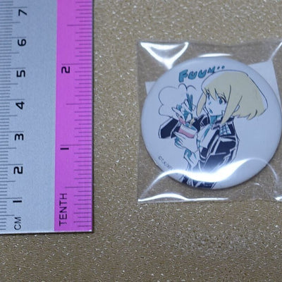 SUSHIO Exhibition Event Item Steel Badge PROMARE Lio Fotia