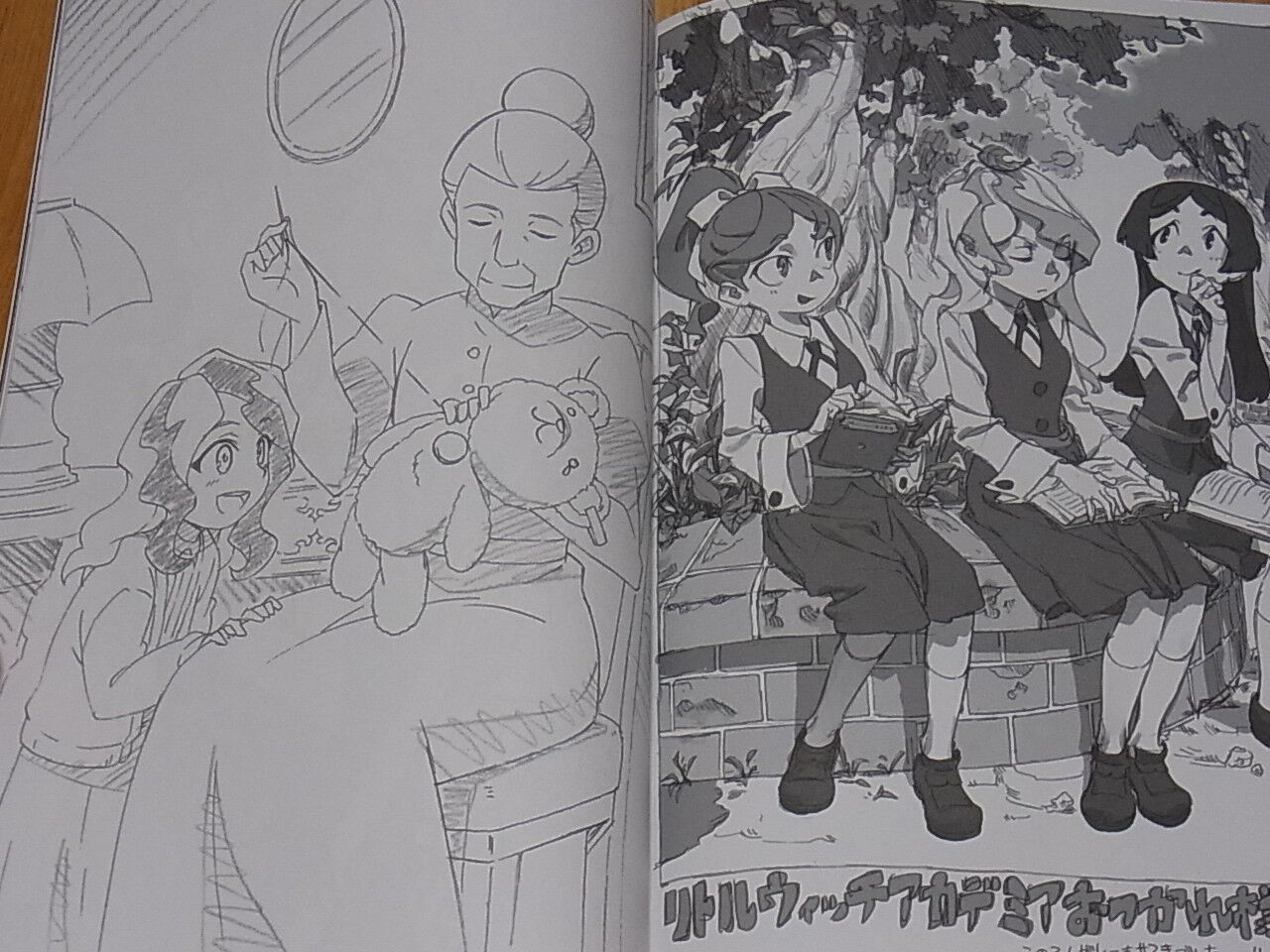 TRIGGER Little Witch Academia Animation Staff Illustration Book C92 RARE