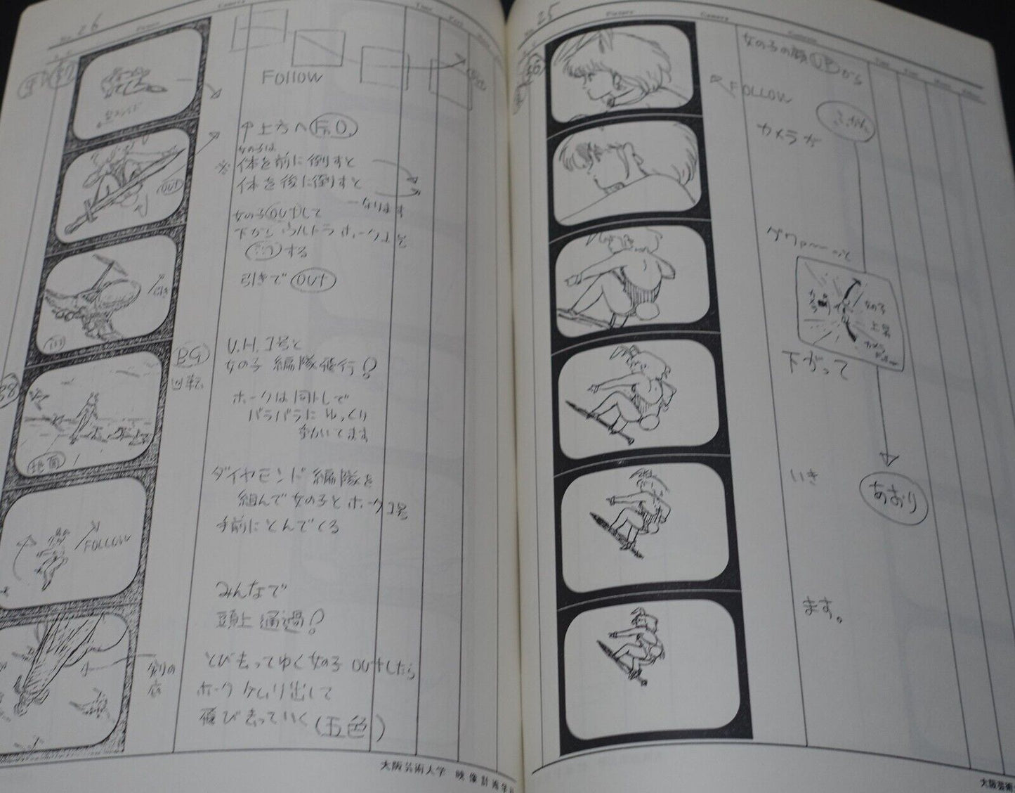 DAICON FILM DAICON 4 OPENING ANIMATION STORY BOARD ART BOOK EKONTE SHU