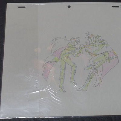 Cel & Raw Key Frame Art The Slayers Rina & Naga B33 Japanese Animation