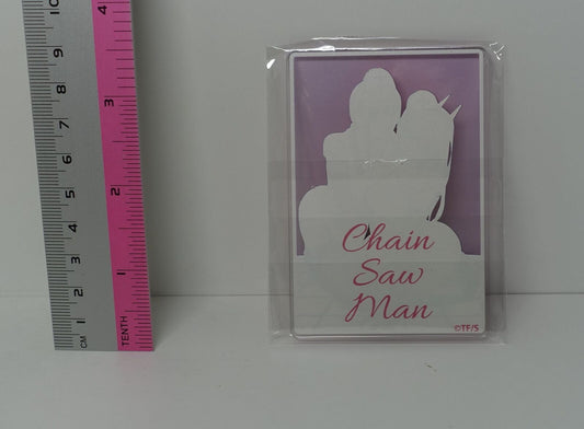 Chainsaw Man Acrylic Art Board Makima & Power Nurse Costume Secret Rare