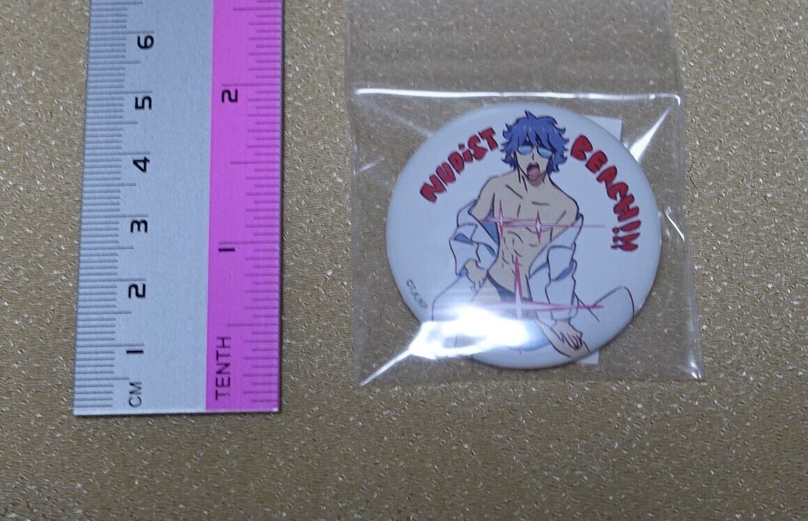 SUSHIO Exhibition Event Item Steel Badge Kill la Kill Aikurou Mikisugi