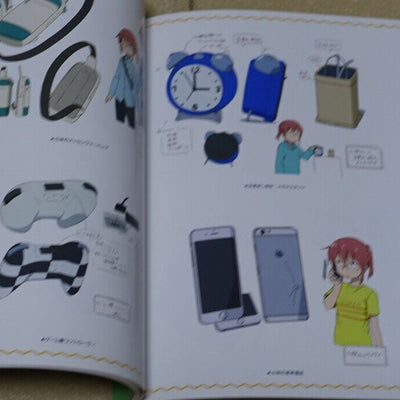 Kyoto Animation Miss Kobayashi's Dragon Maid Setting & Key Frame Art Book Set