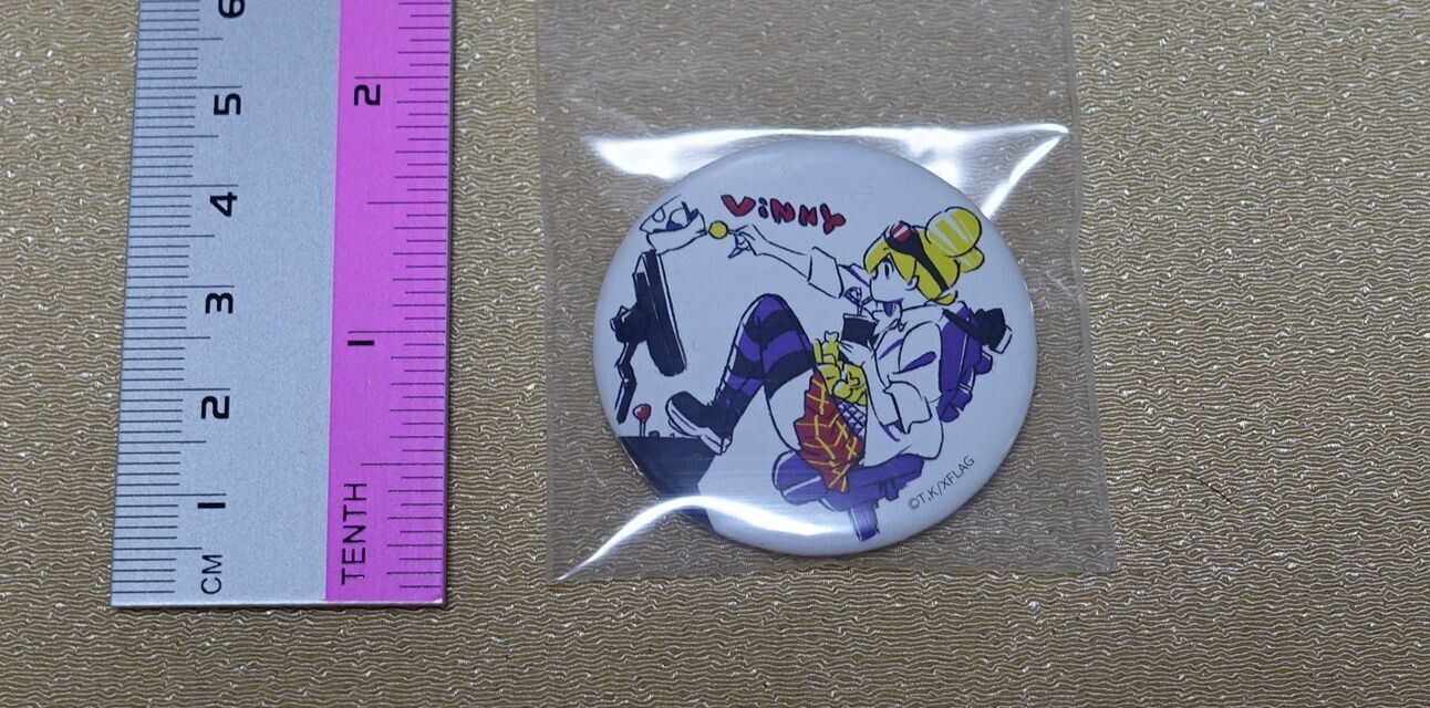 SUSHIO Exhibition Event Item Steel Badge PROMARE Lucia Fex