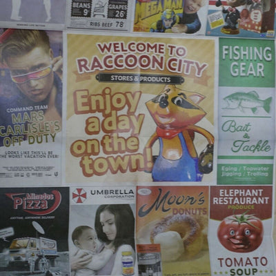 RESIDENT EVIL RE3 SPECIAL Big Size Poster RACCOON CITY BIOHAZARD RE 3