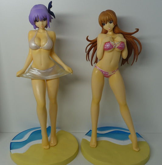 Dead Or Alive Extra Summer Beach Figure Statue Set Kasumi & Ayane DOA no box