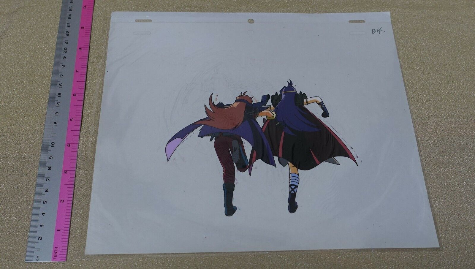 Cel & Raw Key Frame Art The Slayers Rina & Naga B14 Japanese Animation
