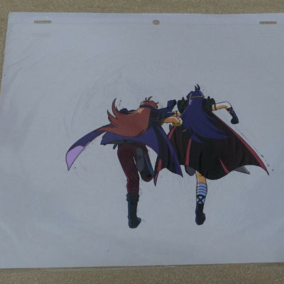 Cel & Raw Key Frame Art The Slayers Rina & Naga B14 Japanese Animation