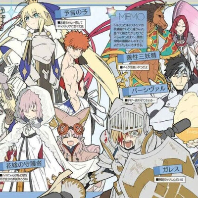 Wadamemo Arco Wada Fate Grand Order FGO & Tsukihime Fan Art Book 8 Set