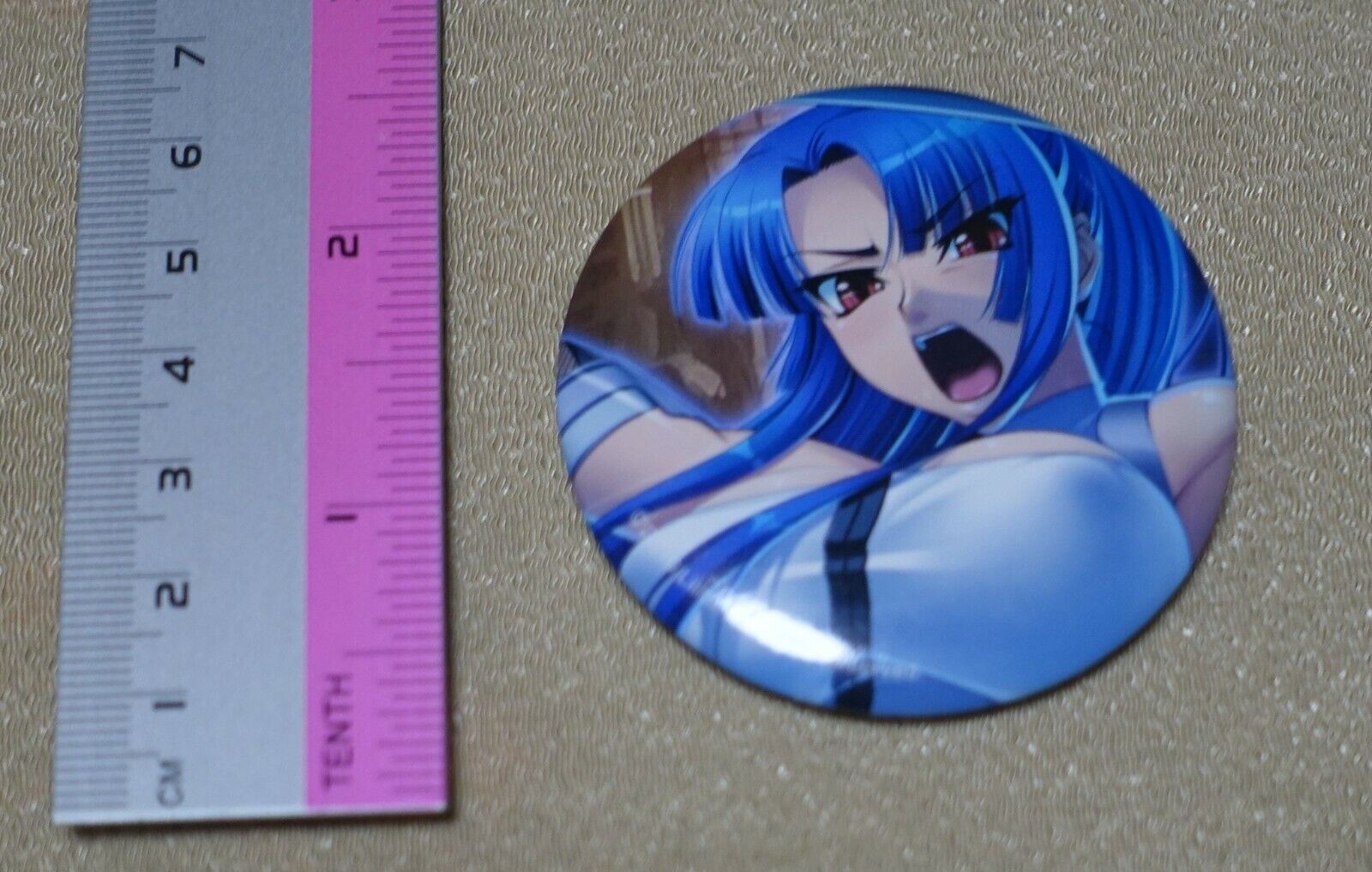 Taimanin Asagi Series Steel Badge Murasaki Battle Costume