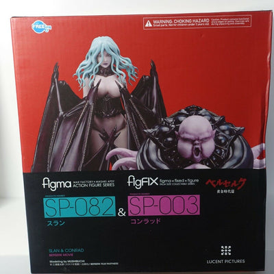 3-7 days from Japan FREEing Figma BERSERK SLAN & CONRAD Action Figure set