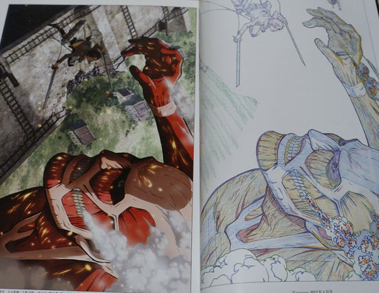 WIT STUDIO Attack on Titan Illustration Art Book vol.1 & 2 Set