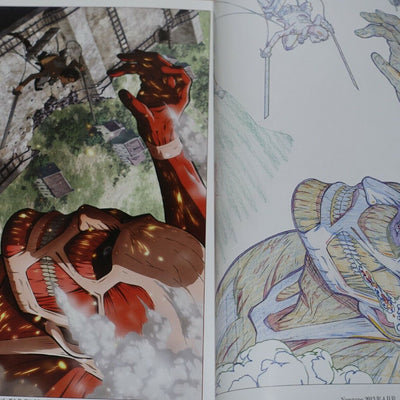 WIT STUDIO Attack on Titan Illustration Art Book vol.1 & 2 Set