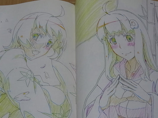 Yataneko IDOL Bakemonogatari Animation Staff's Fan Art Book Tsukimonogatari