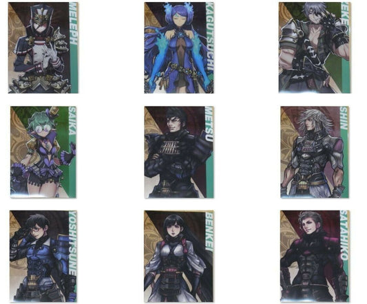 Nintendo Store Xenoblade2 A3 Size Plastic Clear Poster 21 Piece Complete Set