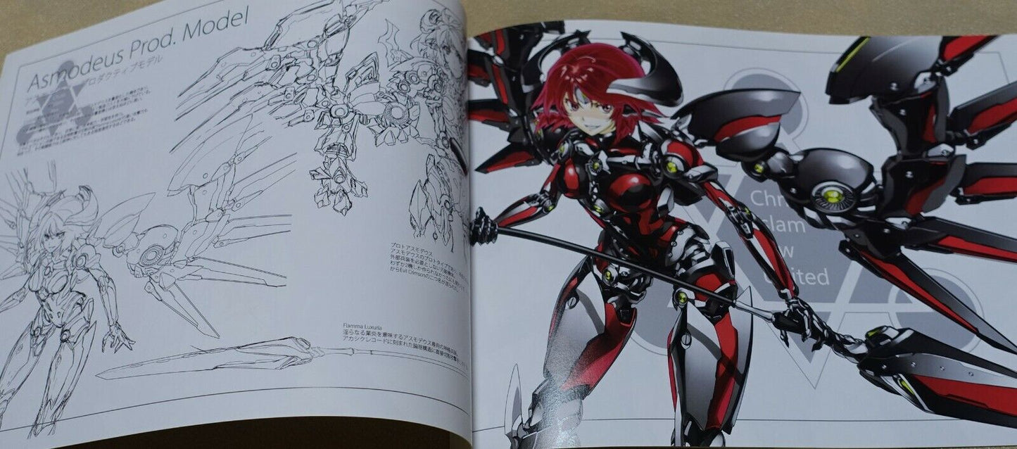 Kurogin Original Mechanic Girls Illustration Art Book Design Note