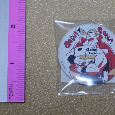 SUSHIO Exhibition Event Item Steel Badge PROMARE Ignis Ex