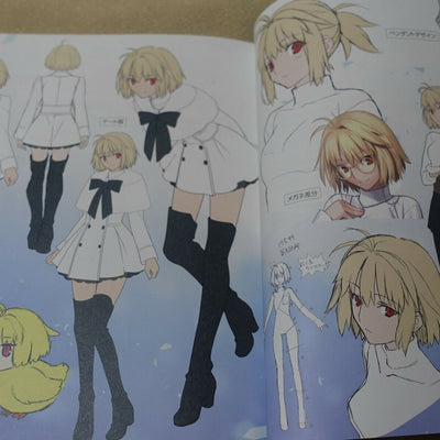 Tsukihime A piece of blue glass moon Staff Book & Setting Art Book