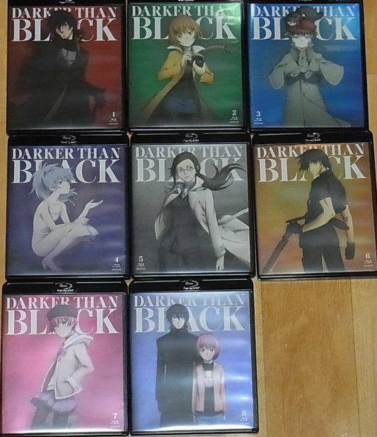 DARKER THAN BLACK Gemini of the Meteor Blu-ray vol.1-8 complete set