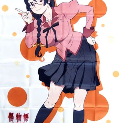 Bakemonogatari 51 x 72 cm Cloth Poster Tsubasa Hanekawa Kizumonogatari Nekketsu