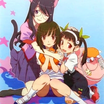 Bakemonogatari 42 x 59 cm Tapestry Mayoi Nadeko Tsubasa