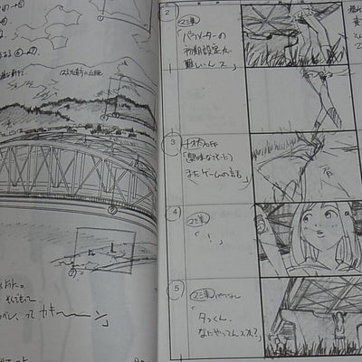 GAINAX FLCL STORY BOARD ART COMPLETE BOOK 888page Kazuya Tsurumaki
