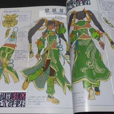 Raita Kazama Kaduki Kugawara Super Sangokushi Taisen Setting Art Book