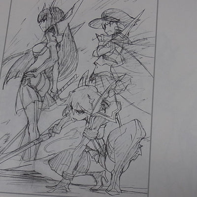 THE ART OF KLK Vol.1-3 Complete Set Kill la Kill Design art Book 148page