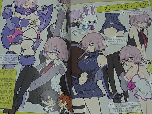 WADA ARCO Fate FGO FAN Color Art Book Fate GO MEMO C91