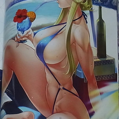 TAIMANIN ASAGI BATTLE ARENA CHARACTER VISUAL ART BOOK 9 NINJA GIRL 116page C95