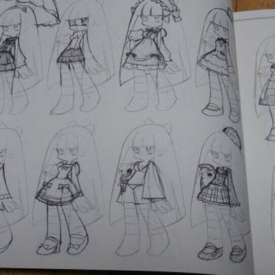 GEEK FLEET The Art Of PSG 1&2 Set Panty and Stocking Design Art Collection Book